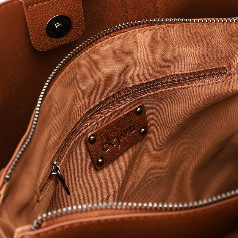 LID-DVTX-026  structure Leather Handbag