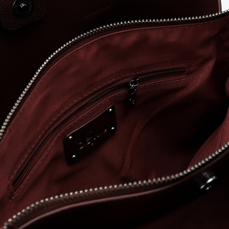 LID-DVTX-026  structure Leather Handbag