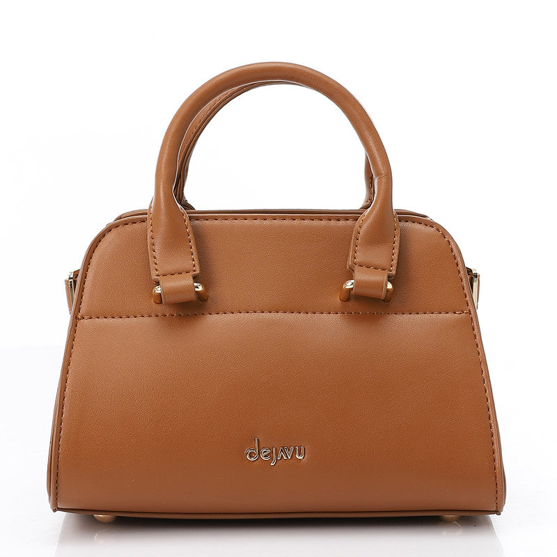 LID-DVTX-037 Leather Top Handle Handbag