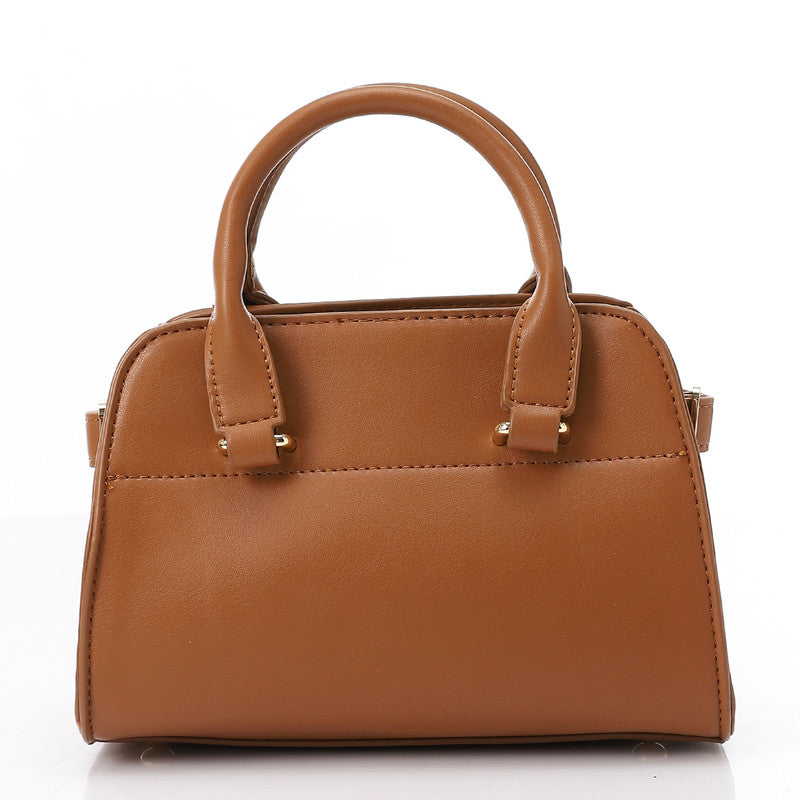 LID-DVTX-037 Leather Top Handle Handbag