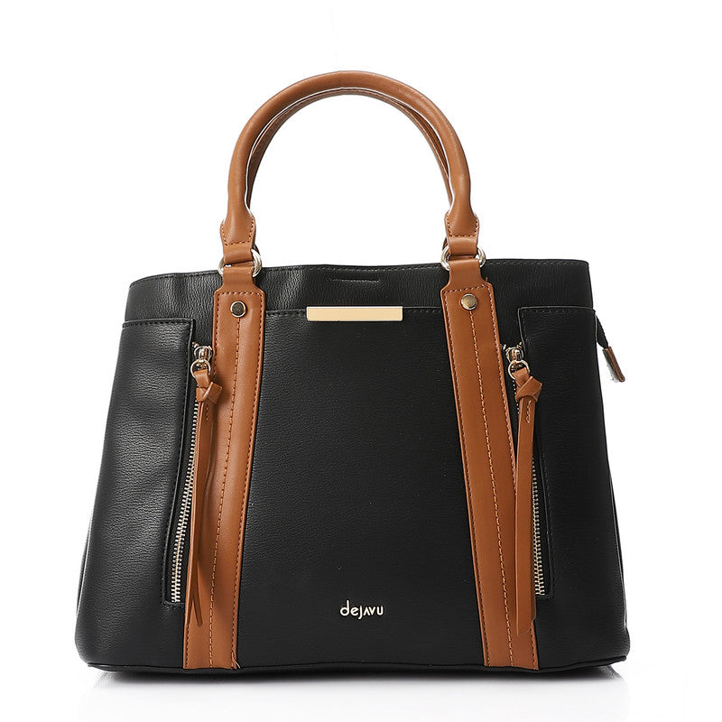 LID-DVTX-050 Tote Bag With Zipper Closure Handbag - Dejavu