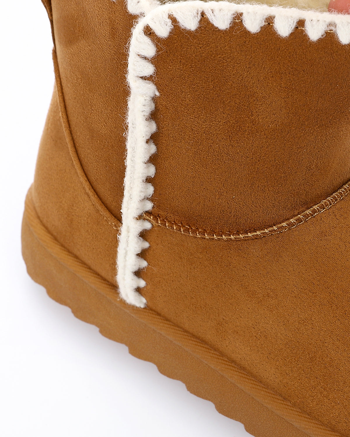 PMA-DVTV-001 Suede Teddy Lined Boots