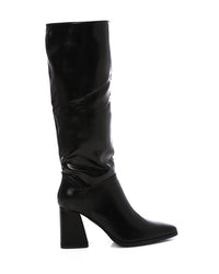PRD-DVTS-004 Slouchy Block Heel Knee-High Boots