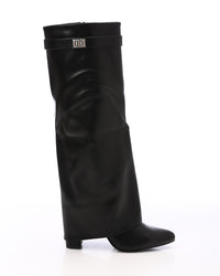 PRD-DVTS-007 Wedge Almond Toe Knee-High Boots
