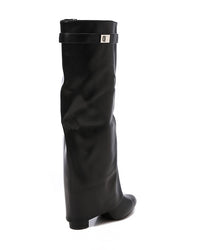 PRD-DVTS-007 Wedge Almond Toe Knee-High Boots