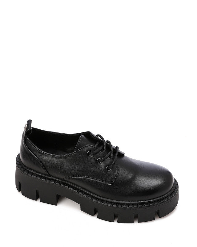 PRD-DVTS-013 Round Toe Shape Lace Up Loafer