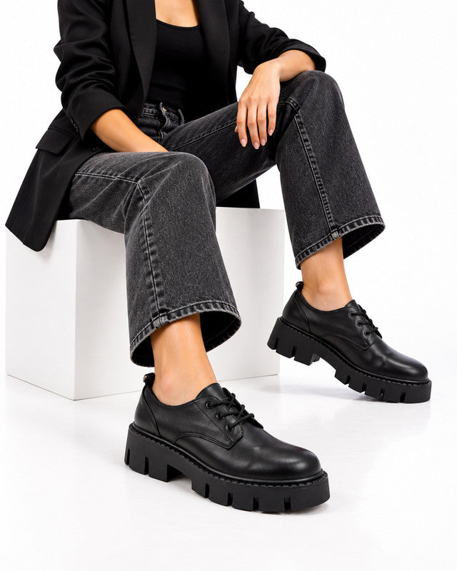 PRD-DVTS-013 Round Toe Shape Lace Up Loafer