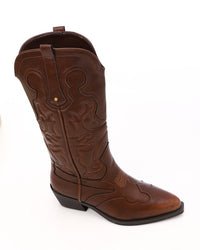PRD-DVTS-022 Embroidered Western Cowboy High-Knee Boots