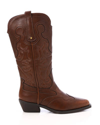 PRD-DVTS-022 Embroidered Western Cowboy High-Knee Boots