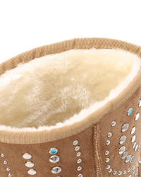 PRD-DVTS-026 Studded Faux Fur Platform Knee-High Boots