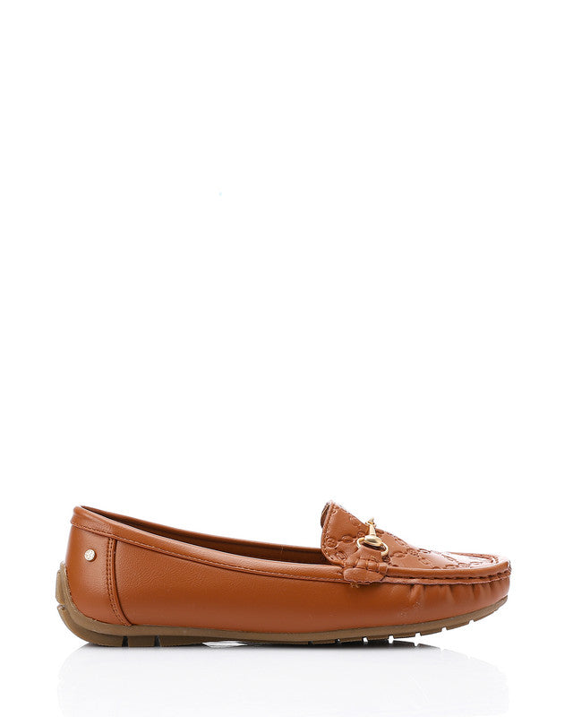 RUI-DJTV-001 Leather Front Metal Shoes - CAMEL / 37 - Dejavu