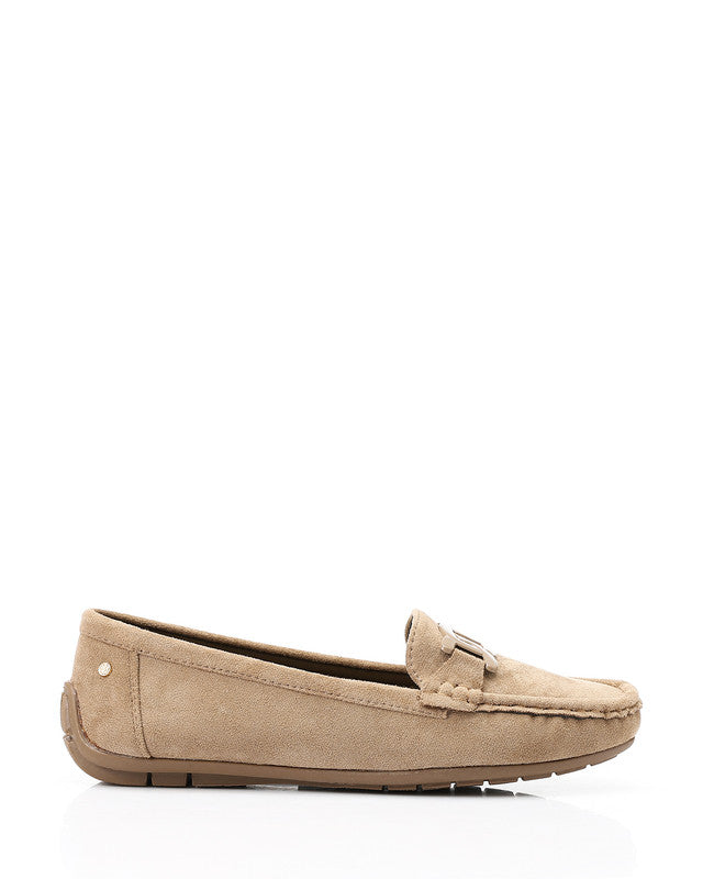 RUI-DVTX-004 Simple Suede Loafer - TAUPE / 36 - Dejavu