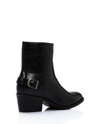 SUN-DVTV-007 Textured Leather Boots