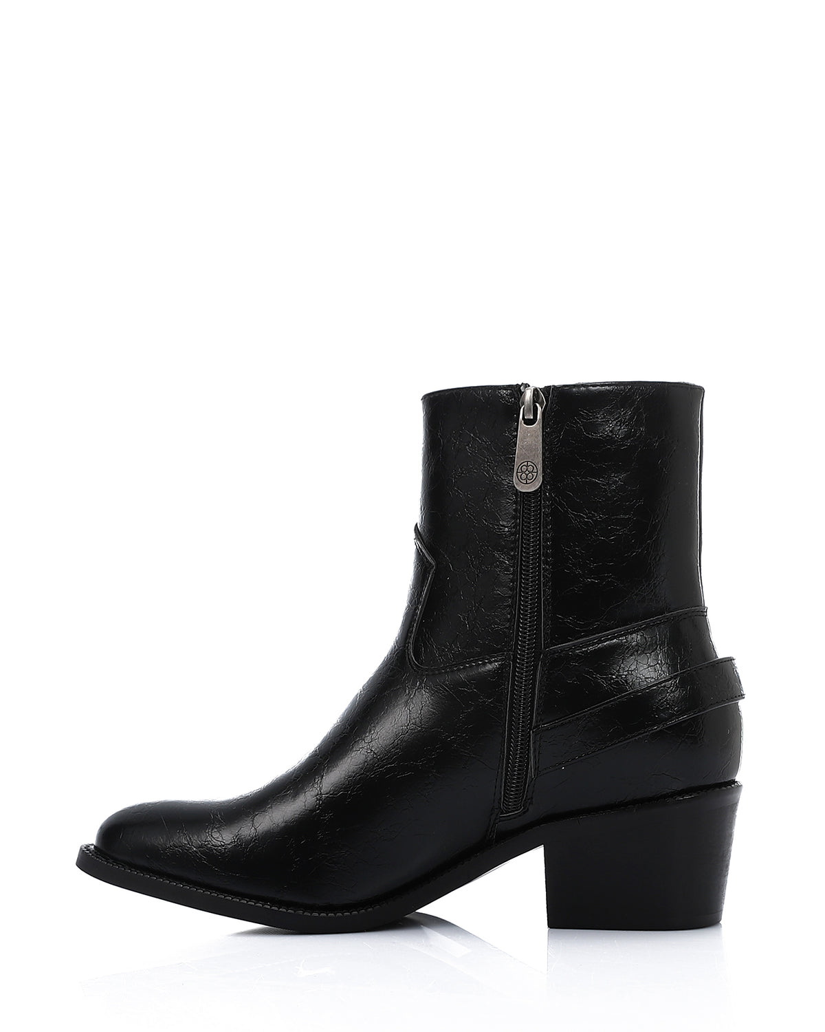 SUN-DVTV-007 Textured Leather Boots