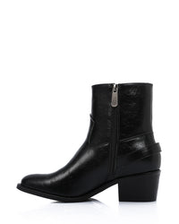 SUN-DVTV-007 Textured Leather Boots