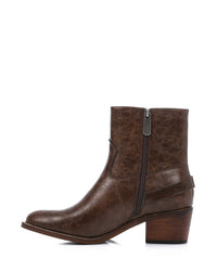 SUN-DVTV-007 Textured Leather Boots