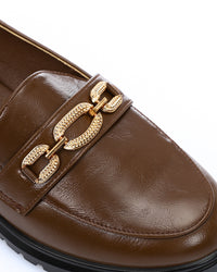 WAH-DVTV-010 Faux Leather Loafers