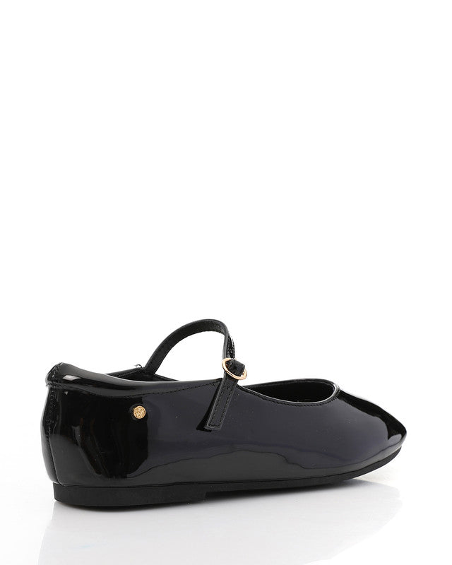 WAH-DVTX-001  Mary Jane Front Strap Flat Ballerina