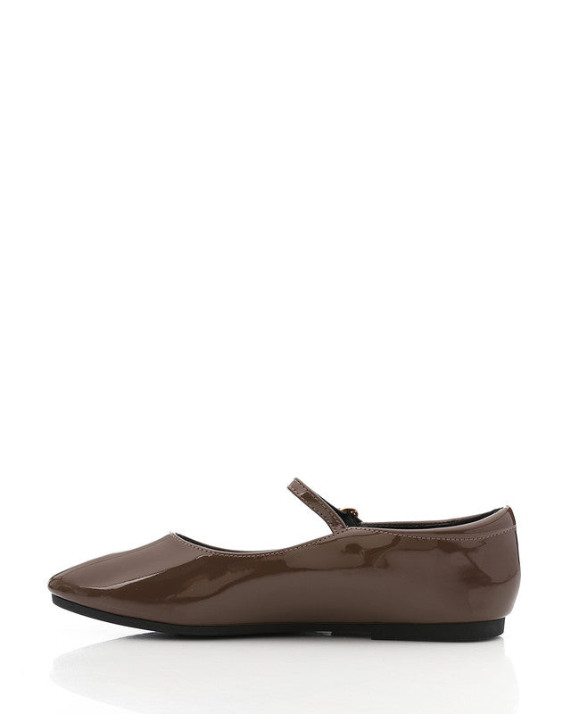 WAH-DVTX-001  Mary Jane Front Strap Flat Ballerina