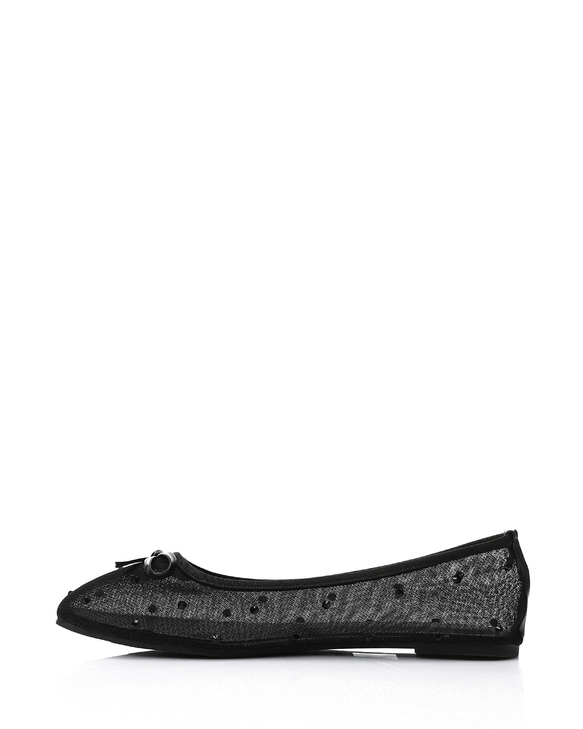 XIE-DJTV-001 Crystal Dot Mesh Ballet Flat