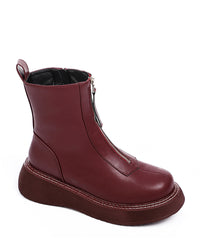 SUN-DVTH-006 Leather Half Boot